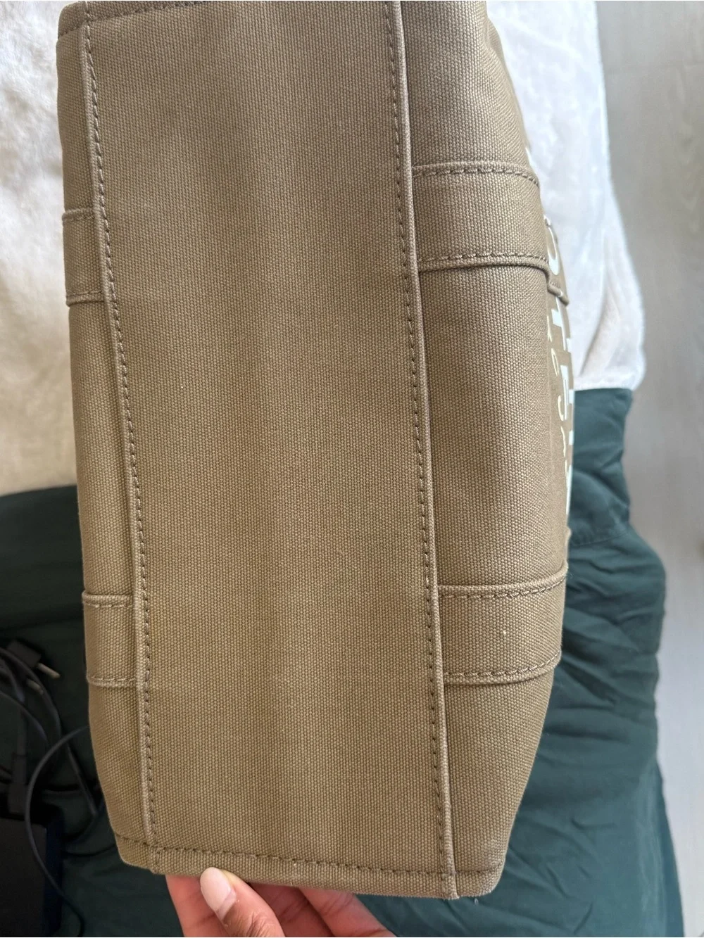Olive Green Marc Jacobs Tote Bag